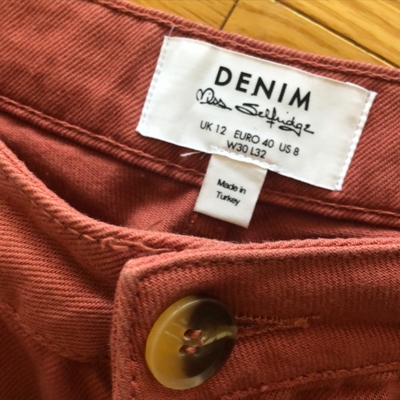 Super high-waisted pink wide-leg pants - size 8 - Picture 3 of 4